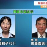 阿蘇市長選 告示　現職と新人の一騎打ちに